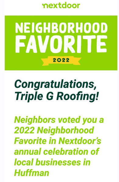 Nextdoor Neighborhood Favorite 2022 award badge