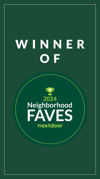 Nextdoor Neighborhood Faves 2024 winner badge