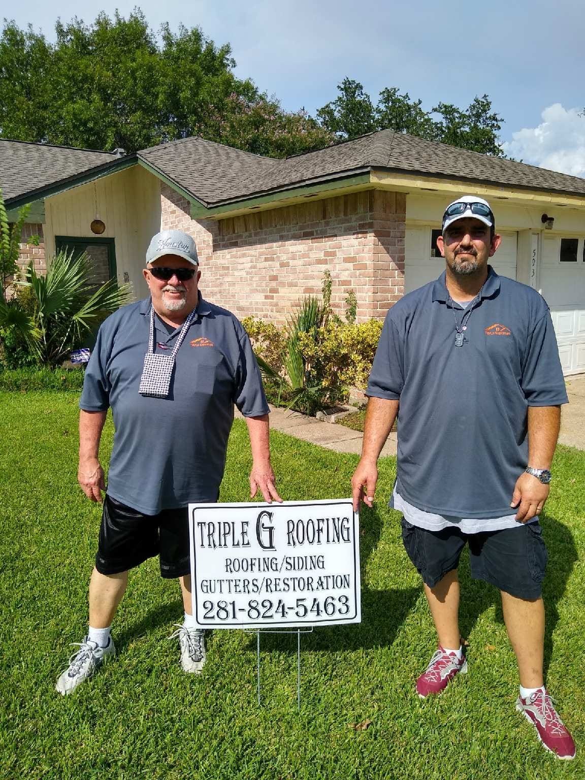 Glenn and Tim Menn, the father-and-son team behind Triple G Roofing & Construction